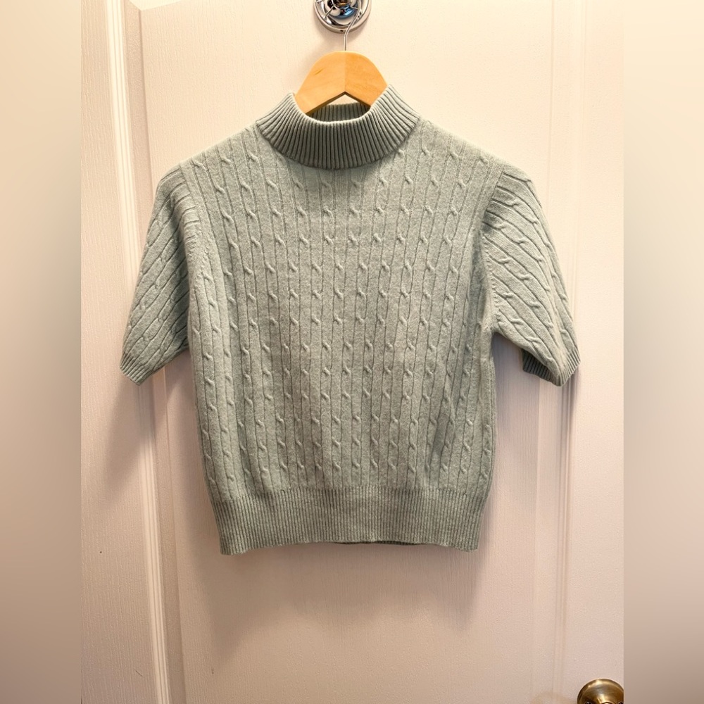 Charter Club 100 % Cashmere Cropped Sweater
